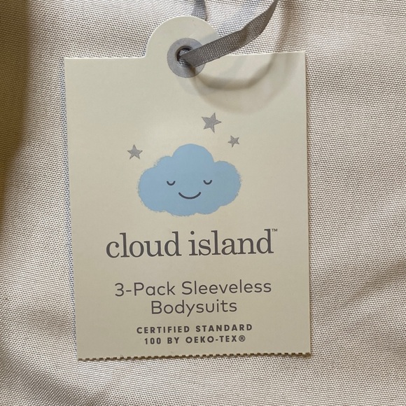 Cloud Island Sleeveless Bodysuits 3-Pack - Picture 2 of 10